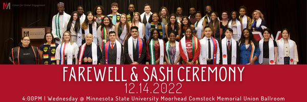 Attention: Fall 2022 Graduating Students who wish to receive International Sash!