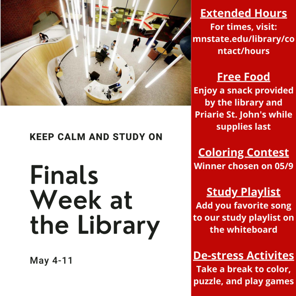 Spring Finals Week at the Library