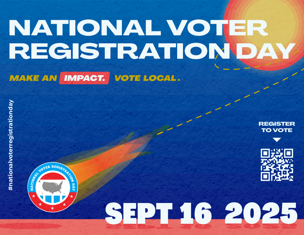 National Voter Registration Day Drive at the Library National Voter Registration Day Drive at the Library