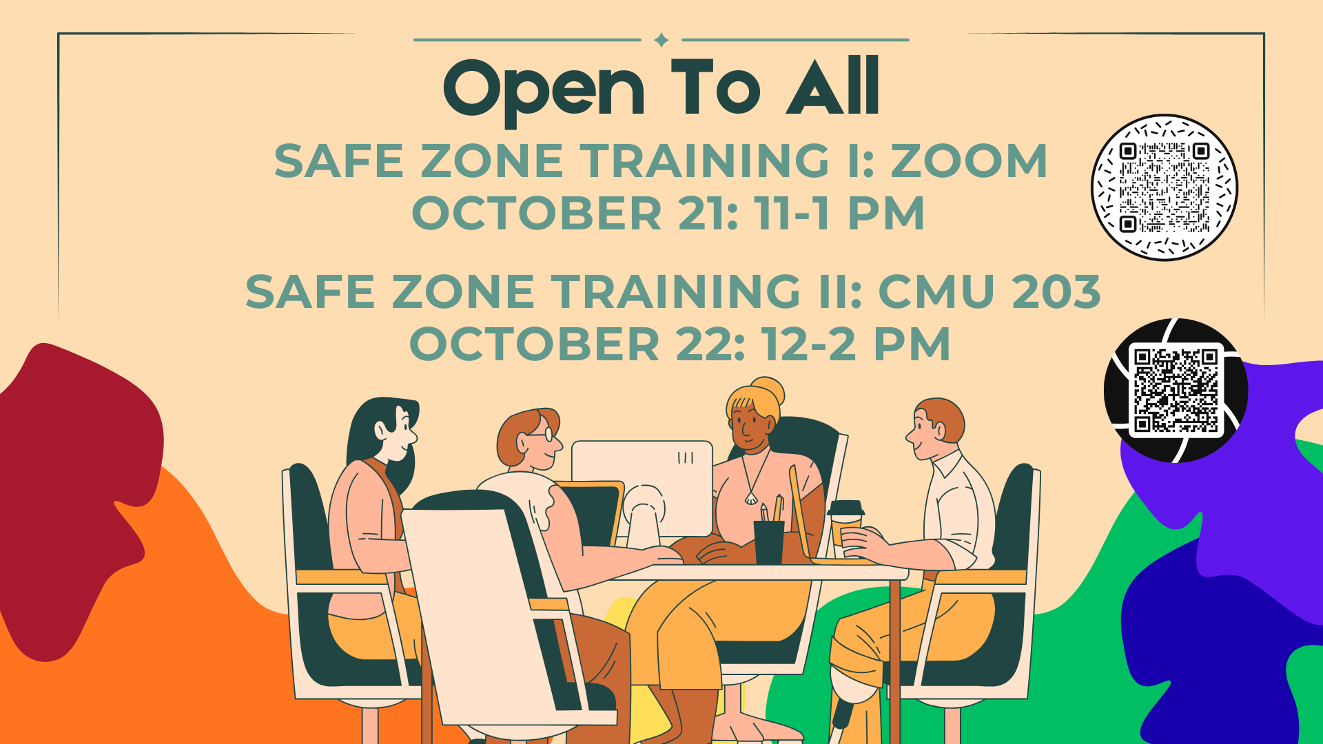 Safe Zone Training I and II Next Week Safe Zone Training I and II Next Week