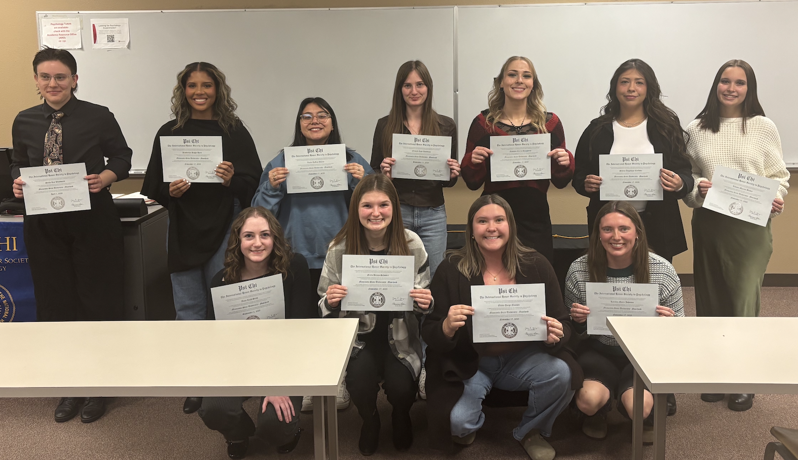 14 Psychology students inducted into Psi Chi International Honor Society 14 Psychology students inducted into Psi Chi International Honor Society