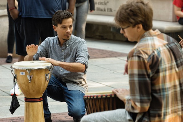 Dr. Kenyon Williams presents at Minnesota Percussion Day