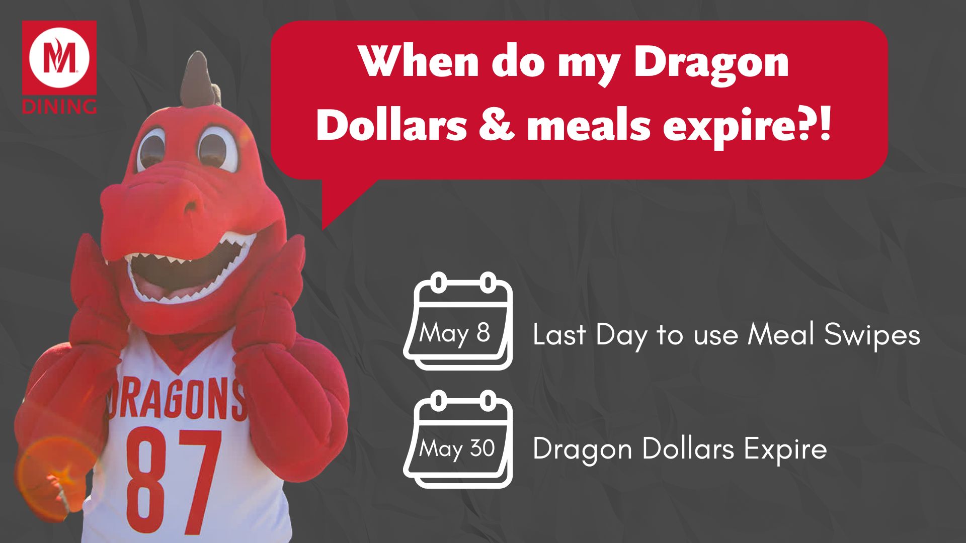 The Final Bite: Meal Swipes and Dragon Dollars