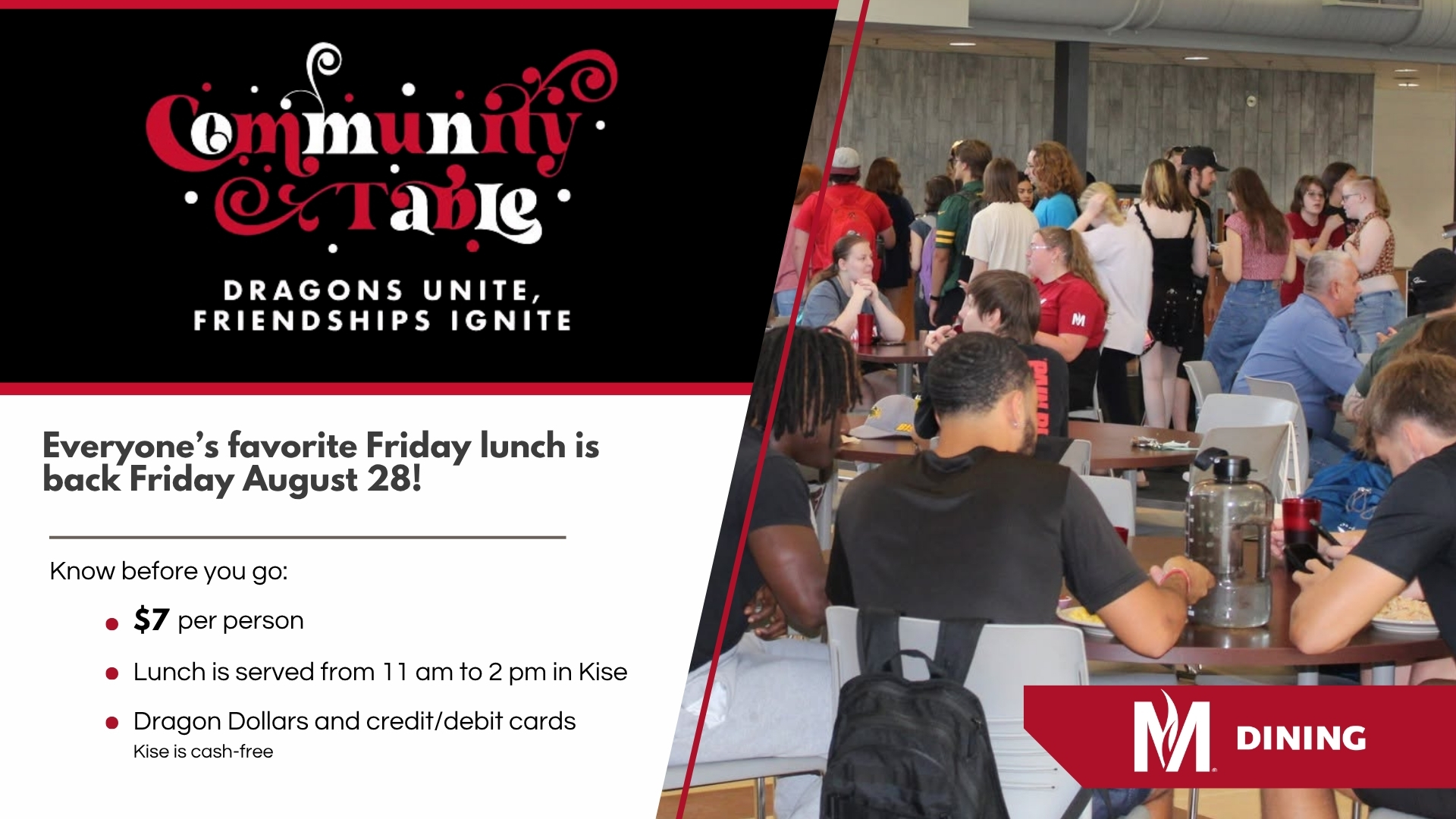 Community Table is back in Kise! Community Table is back in Kise!