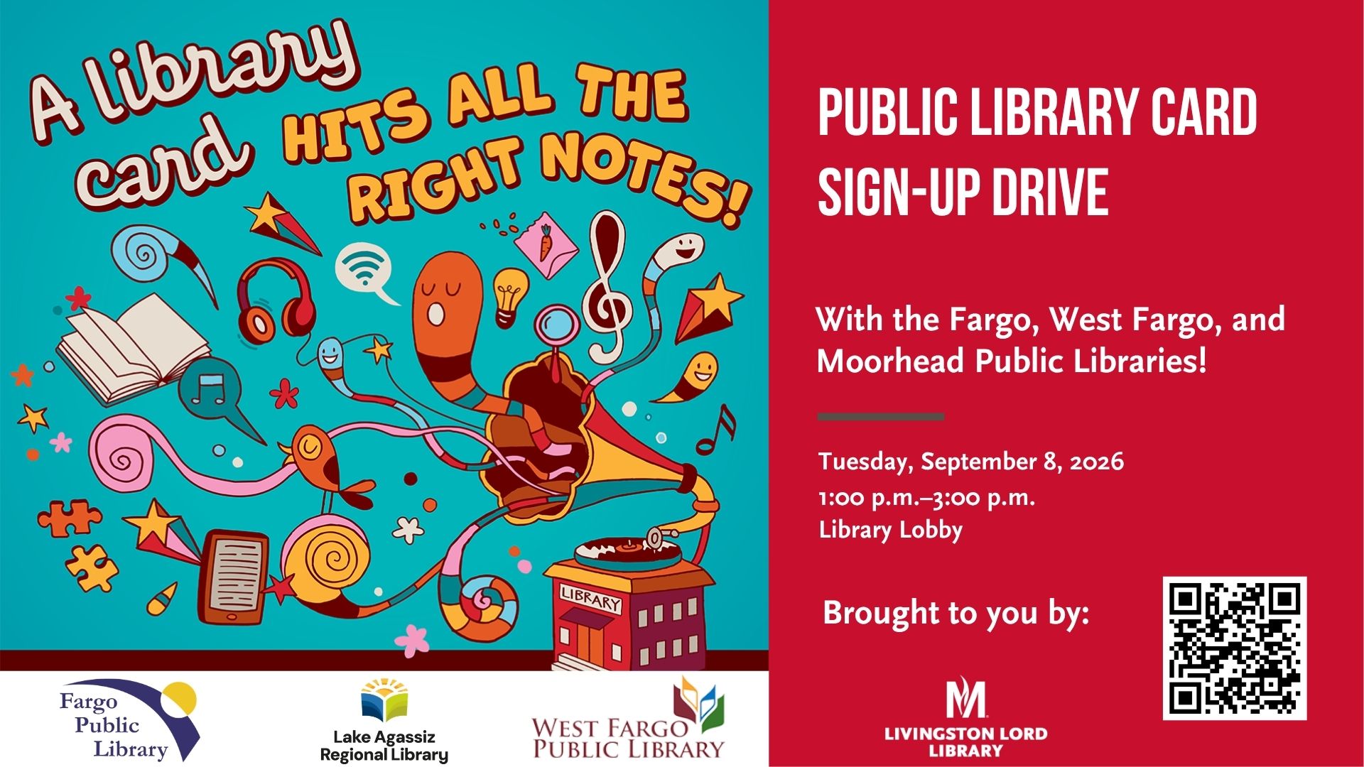 Get Your Free Public Library Card on September 8