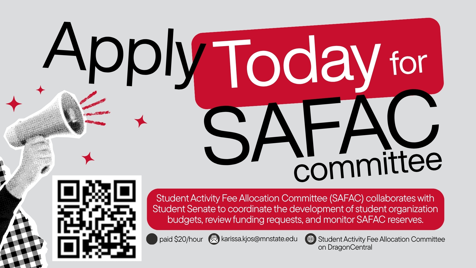 SAFAC Committee looking for Student representatives SAFAC Committee looking for Student representatives
