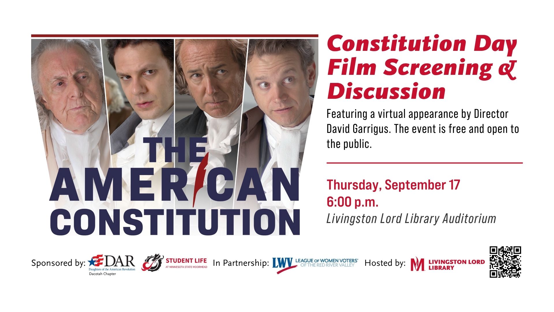 Constitution Day Film Screening & Discussion | September 17 Constitution Day Film Screening & Discussion | September 17