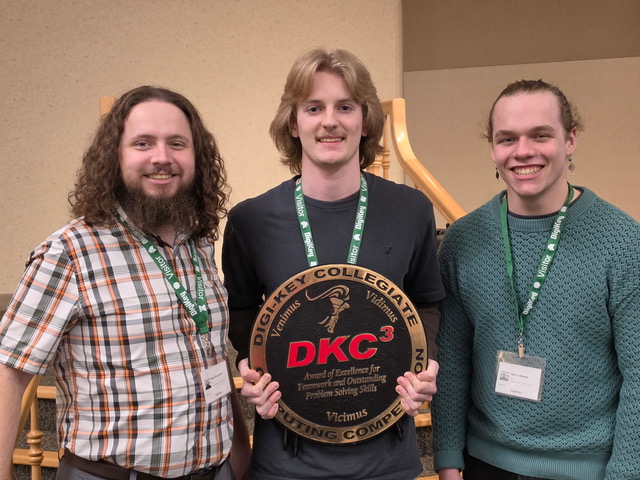 MSUM Computer Science Team Wins DigiKey Collegiate Computing Competition for Second Consecutive Year