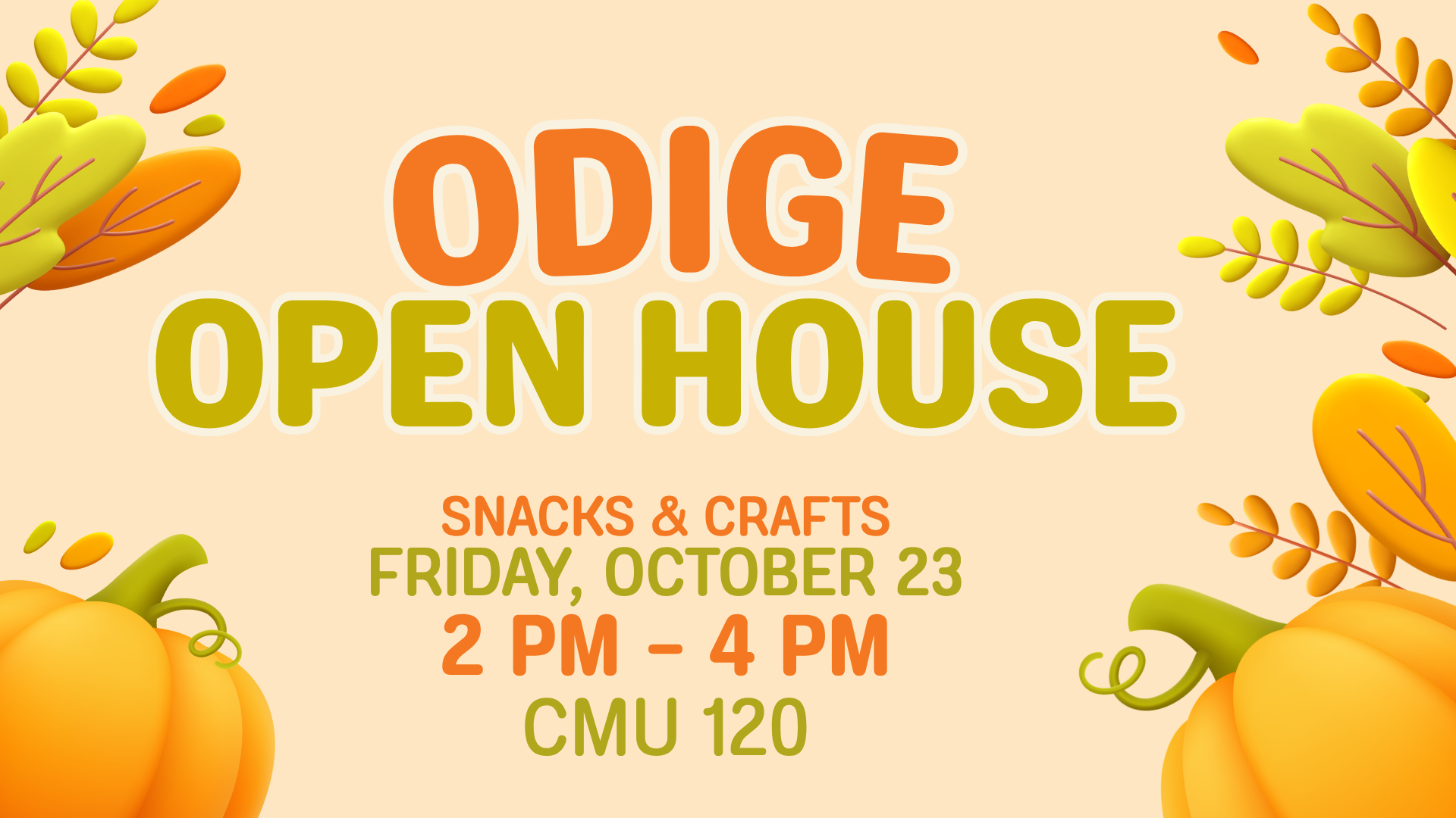 Looking forward to welcoming you! ODIGE Open House Looking forward to welcoming you! ODIGE Open House