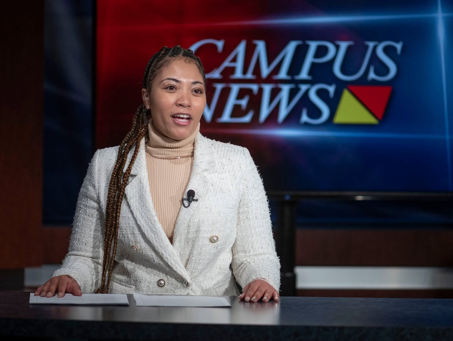 Campus News Wins National Award for Best All-Around Television News Magazine