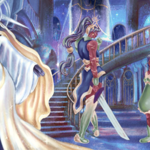 Artwork depicts mystical humanoids representing the planets of Trappist-1