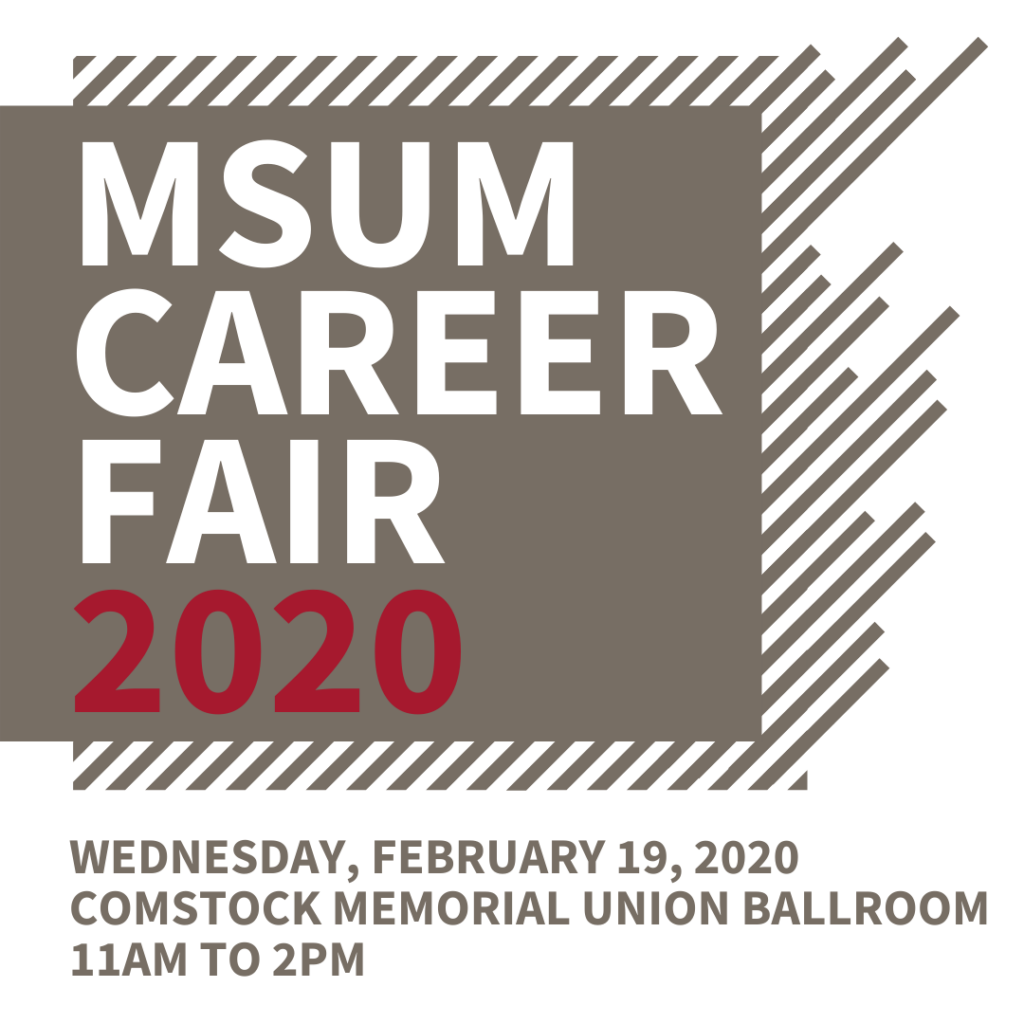 You’re invited to the 2020 Career and Graduate School Fair