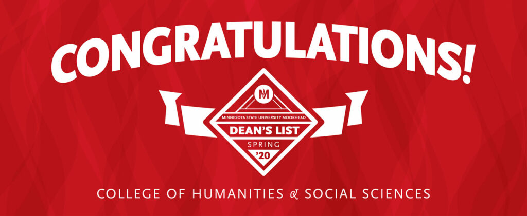 College of Humanities & Social Sciences Spring 2020 Dean’s List Students