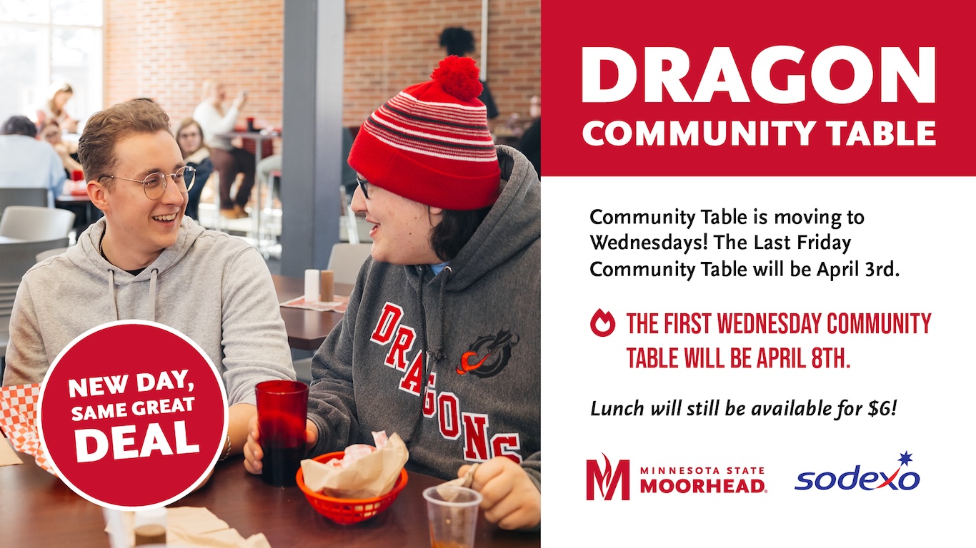 Community Table Update | $6 Kise Lunches on WEDNESDAYS Beginning April 8