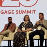 Josh Reidy presents as part of an onstage panel