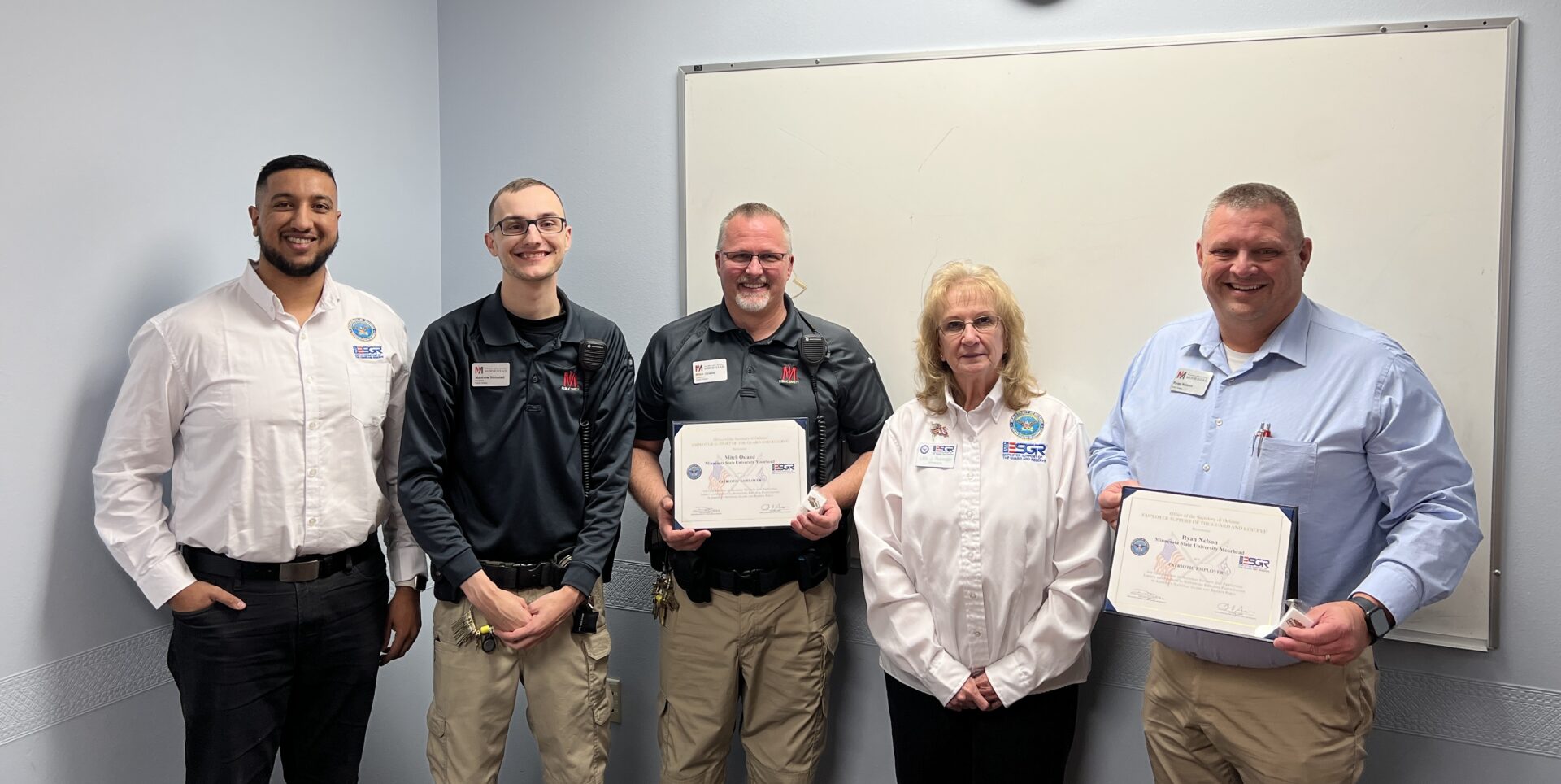 Ryan Nelson and Mitch Osland Receive ESGR Patriot Award