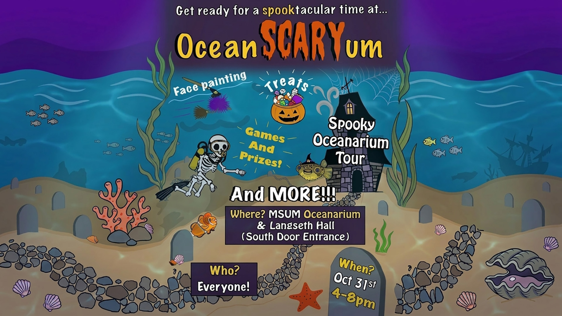 OceanSCARYum- October 31 | 4-8 p.m. OceanSCARYum- October 31 | 4-8 p.m.
