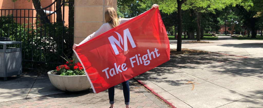 #TakeFlight to Minnesota State University Moorhead for a chance at a $1,000 scholarship