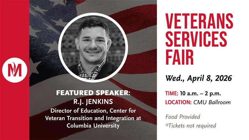 REMINDER: Veterans Services Fair tomorrow, April 8 REMINDER: Veterans Services Fair tomorrow, April 8
